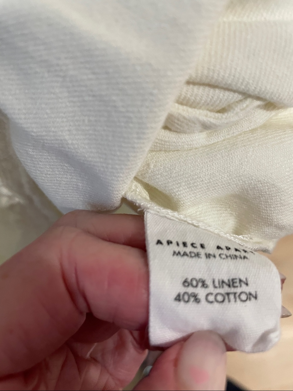 Apiece Apart Cream Maurino Drop Waist Dress - Picture 7 of 7